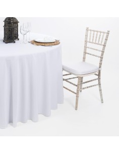 Mantel Redondo Tela Stretch