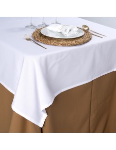 Cubremantel mesa quadrada cetim
