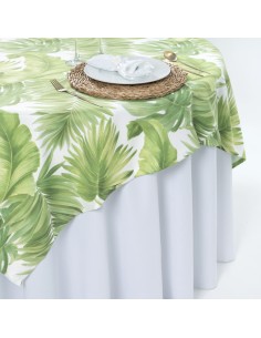 Cubremantel Redondo Tela Estampada