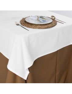 Cubremantel mesa quadrada cetim