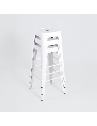 Taburete Tolix Blanco