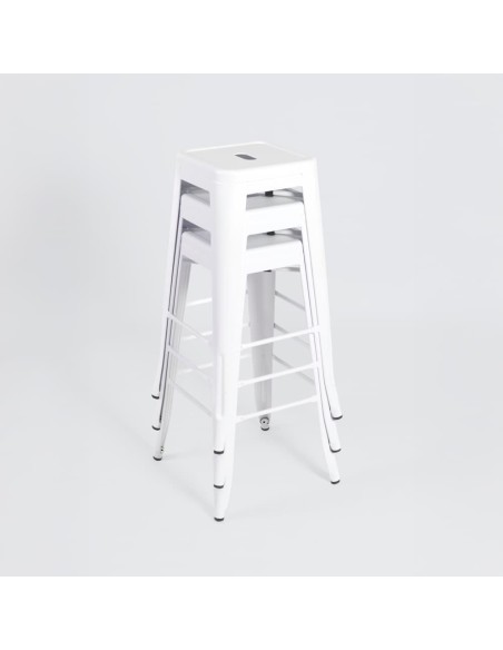 Taburete Tolix Blanco