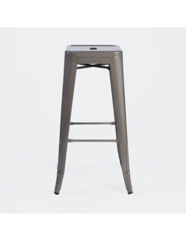 Banqueta Tolix Prata