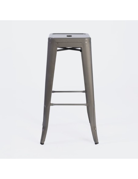 Taburete Tolix Plata