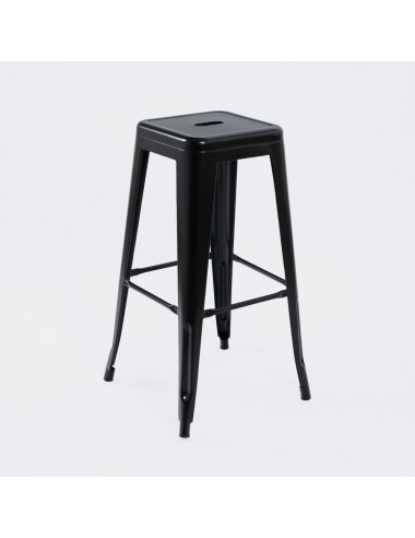 Taburete Tolix Negro
