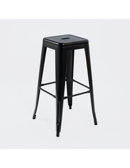 Taburete Tolix Negro