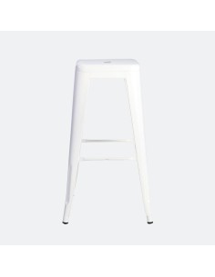 Taburete Tolix Blanco 2