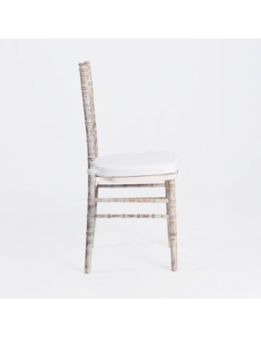 Silla de Palillería Decapada con Cojín