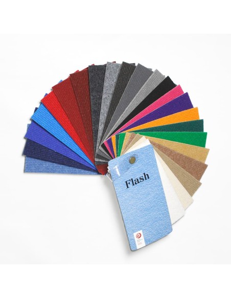 Carta de colores moqueta engomada