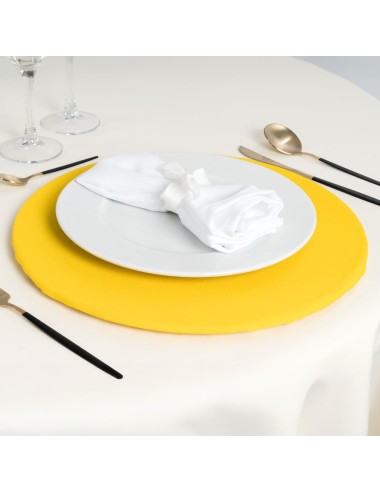 Bajoplato de Madera con Funda Lisa