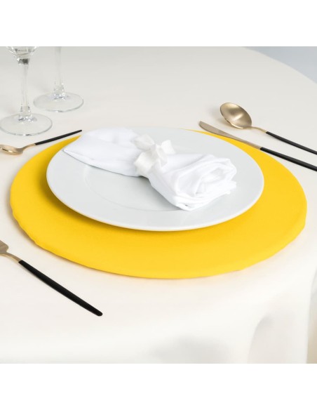 Bajoplato de Madera con Funda Lisa