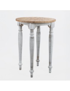 Mesa Alta Rústica Redonda 80x110