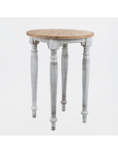 Mesa Alta Redonda Rústica 80x110