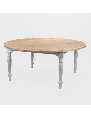 Mesa Rústica Redonda 180x74cm