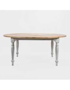 Mesa Rústica Redonda 180x74 2
