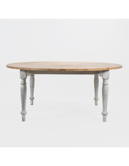 Mesa Rústica Redonda 180x74