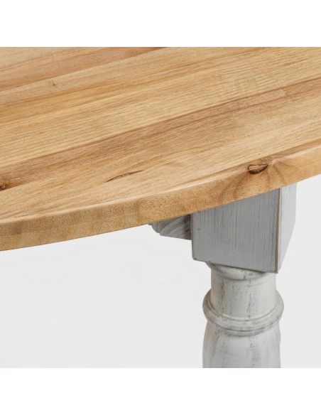 Mesa Rústica Redonda 180x74cm