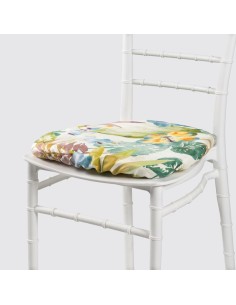 Funda de Tela Estampada para Cojín Silla Palillería