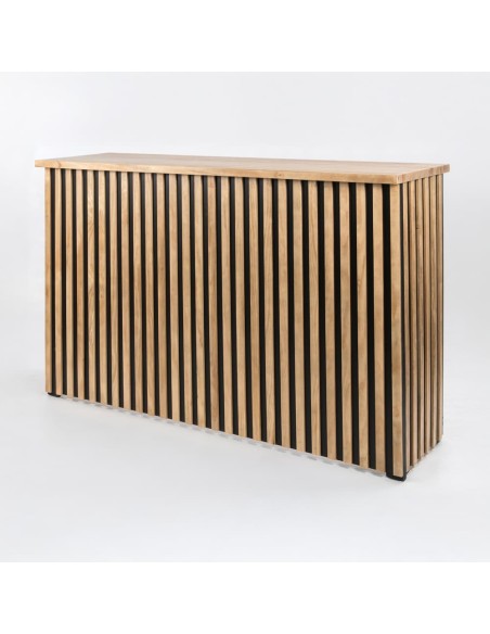 Barra de Bar Nogal Plegable Listones