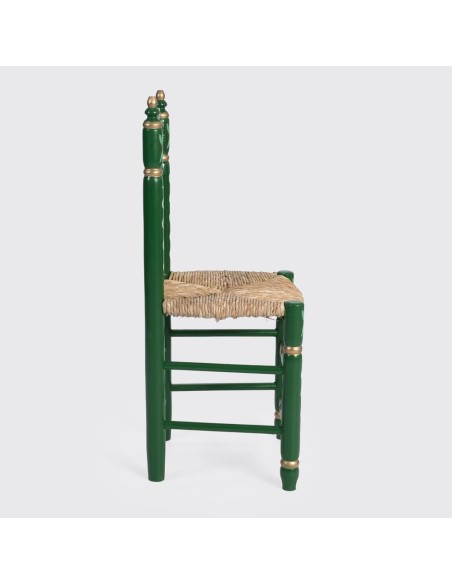 Silla Sevillana de Madera Artesanal