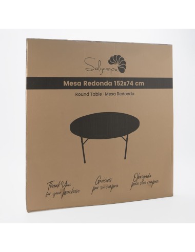 Mesa Redonda 150x74 cm