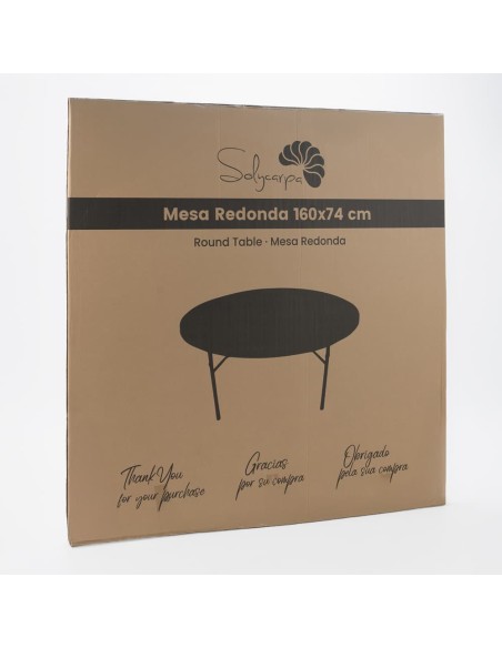 Mesa Redonda 160x74 cm