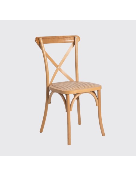Silla Crossback madera natural