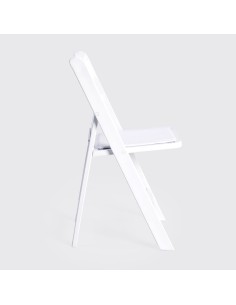 Silla Plegable Blanca Americana 2