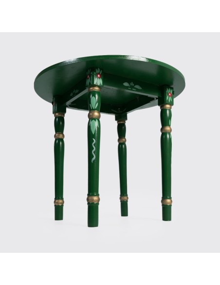 Pack de mesa e quatro cadeiras verde Sevillanas