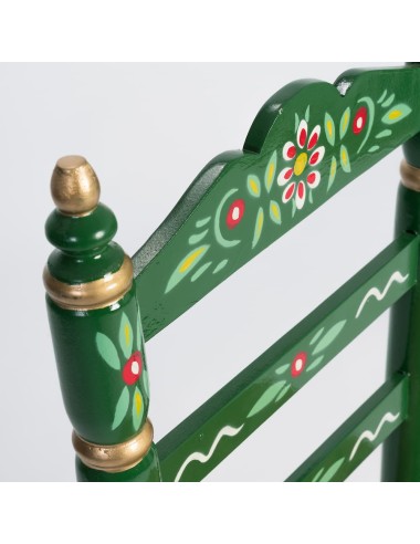 Pack de mesa e quatro cadeiras verde Sevillanas