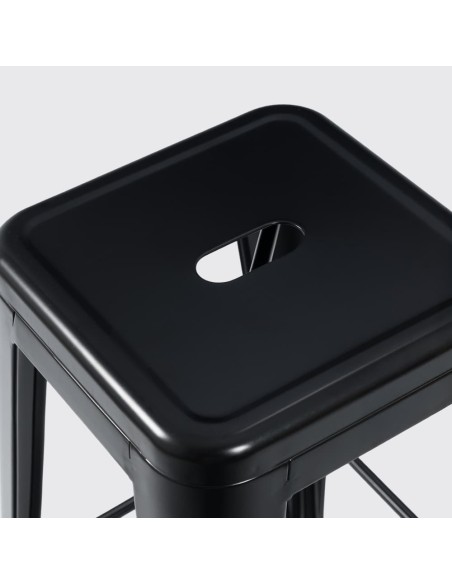 Taburete Tolix Negro