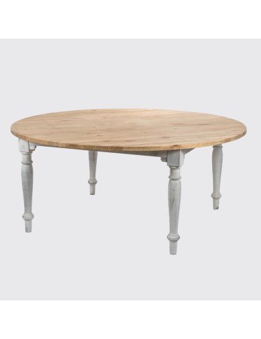 Mesa Rústica Redonda 180x74