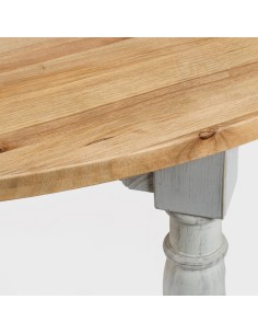 Mesa Rústica Redonda 180x74cm 2