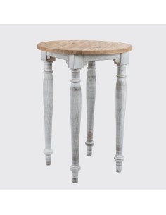 Mesa Alta Redonda Rústica 80x110