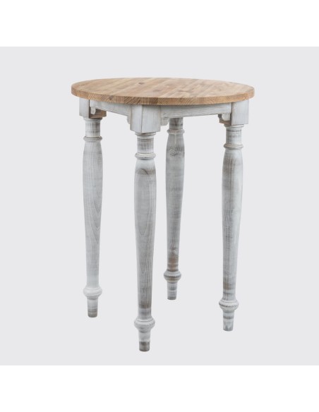 Mesa Alta Redonda Rústica 80x110