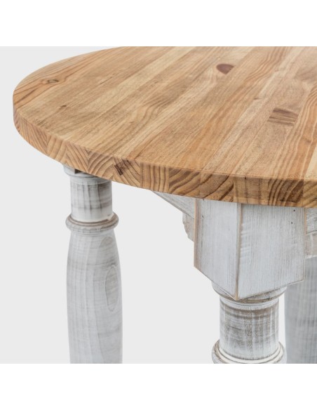 Mesa Alta Redonda Rústica 80x110