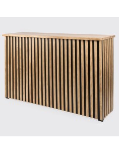 Barra de Bar Nogal Plegable Listones