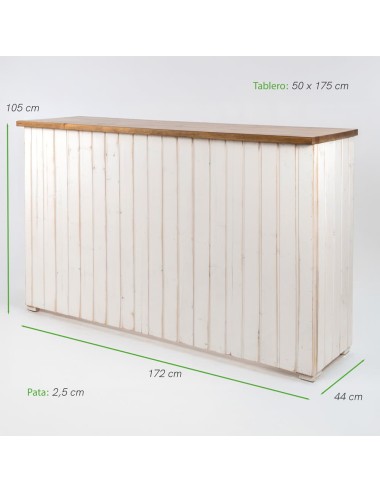 Mostrador de Madera Plegable