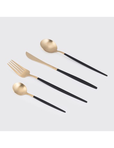 Talheres de ouro fosco Elegant Gadir