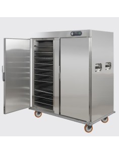 Armário aquecedor de pratos portas duplas 2