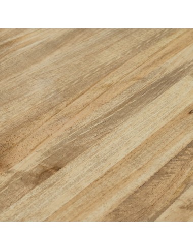 Mesa velador de madera plegable rústica 120x60