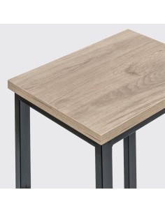 Mesa Alta Troya com 2 Bancos cor Preto 2