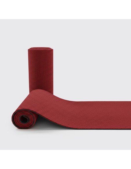 Tapete Emborrachado Vermelho Escuro