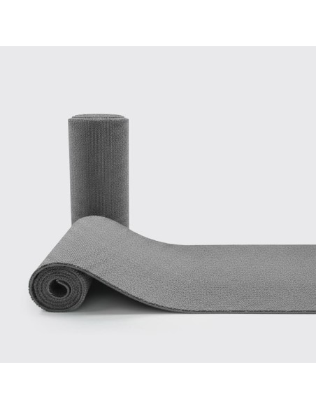 Tapete Emborrachado Cinza Prata