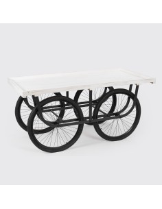 Carro Decapé Blanco 160x80x75