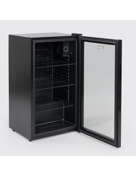 Refrigerador Elétrico com Porta de Vidro de 80 L