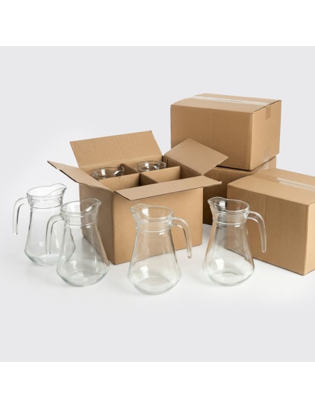 Pacote 192 uds. de Jarras de vidro Alpes Alar 1,3 L.