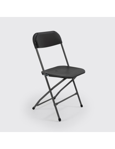 Cadeira Dobrável Basic PVC Cinza