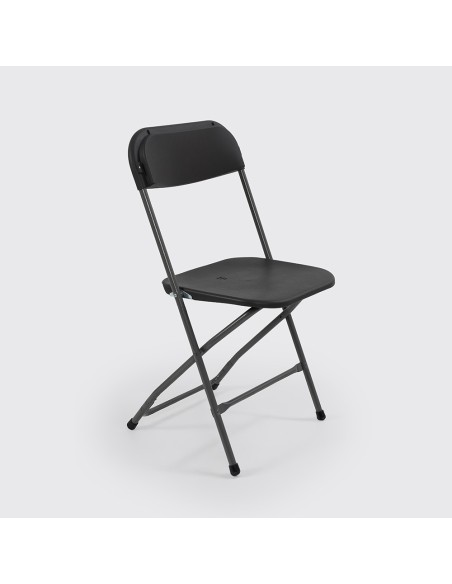 Silla Plegable Basic Gris PVC