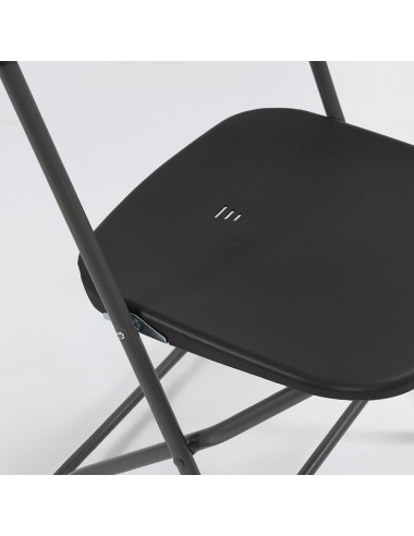 Cadeira Dobrável Basic PVC Cinza